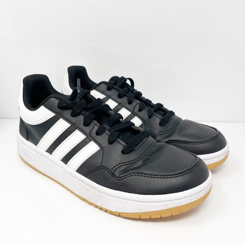 Adidas Boys Hoops 3.0 IE0229 Black Casual Shoes Sneakers Size 5