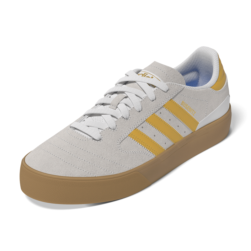 Adidas Busenitz Vulc Ii Lace Up Mens White Yellow Sneakers Casual Shoes JH8128