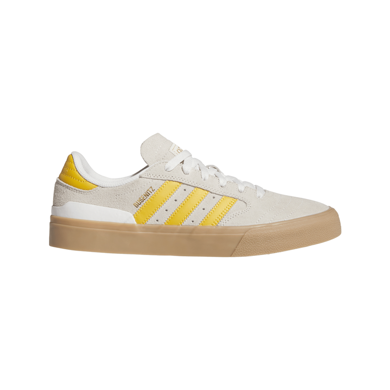 adidas Busenitz Vulc Ii Lace Up Mens White Yellow Sneakers Casual Shoes JH8128