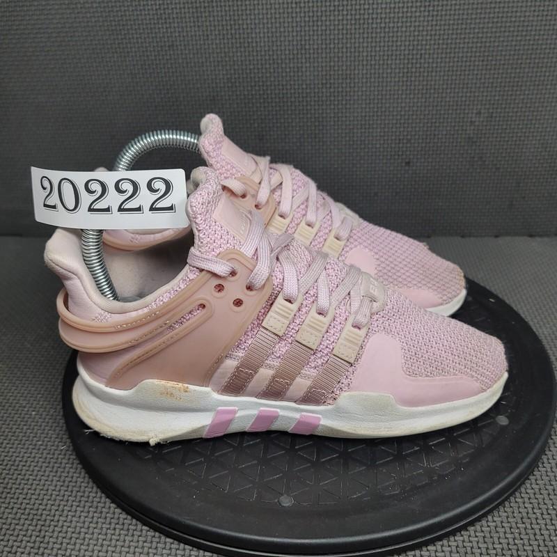 Adidas EQT Support Shoes Youth Sz 4 Pink White Athletic Trainers Sneakers