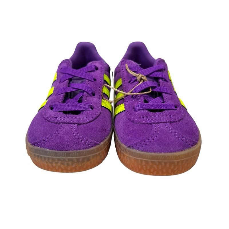 Adidas Gazelle CF EL I Active Purple Solar Yellow Shoes JP7136 Toddler Sz 5-10K
