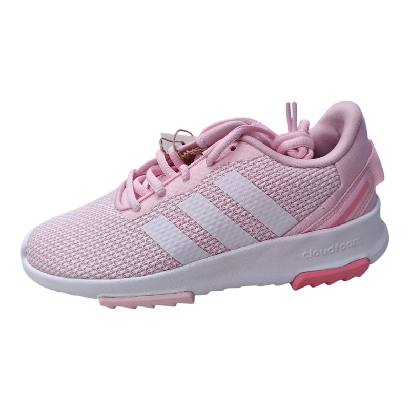 Adidas Girl's Racer TR 2.0 K Knit Athletic Shoes FY9485 Clear Pink
