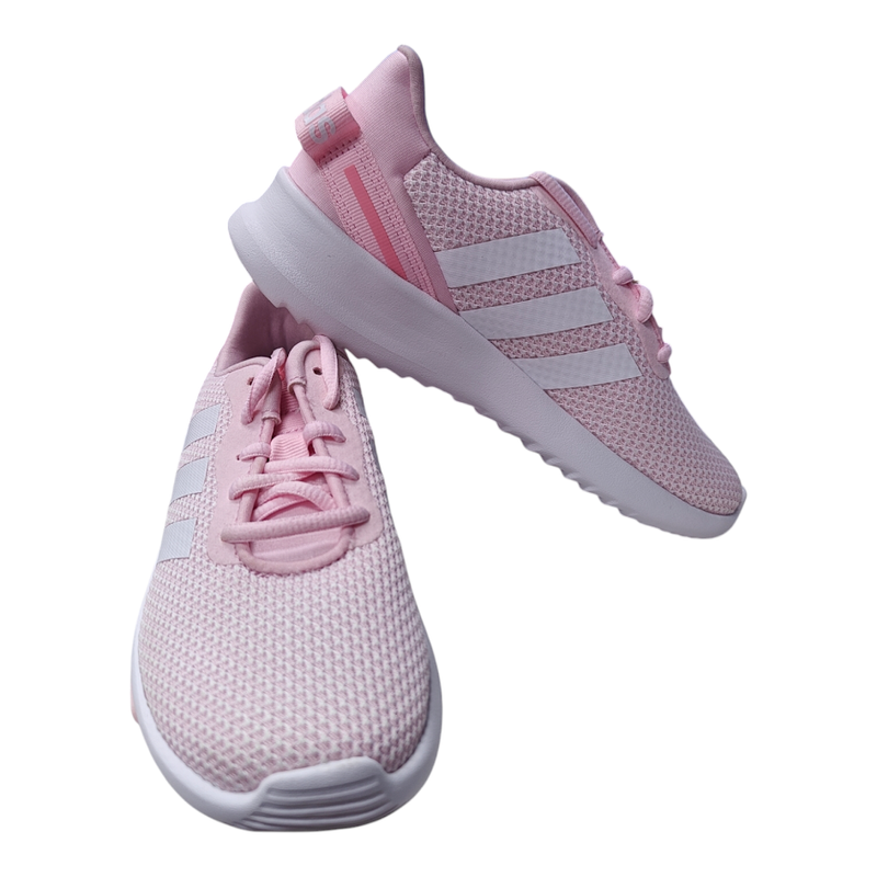 Adidas Girl's Racer TR 2.0 K Knit Athletic Shoes FY9485 Clear Pink