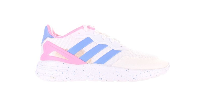 Adidas Girls Nebzed White Running Shoes Size 5 (7828816)