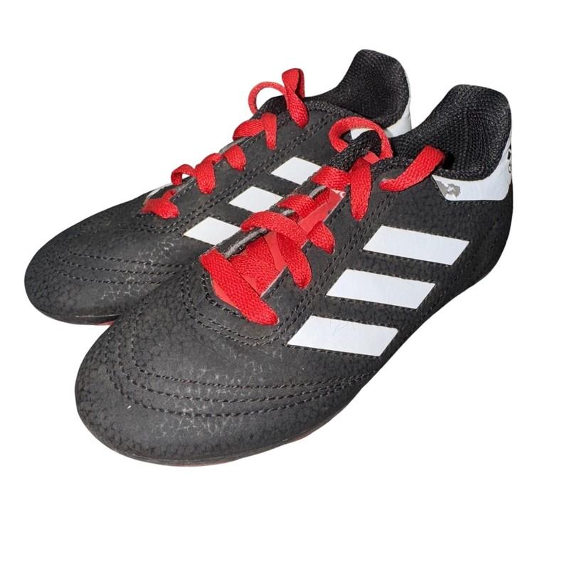 Adidas Goletto VI Firm Ground Shoes Youth Size 11K Black White Red Soccer Cleats