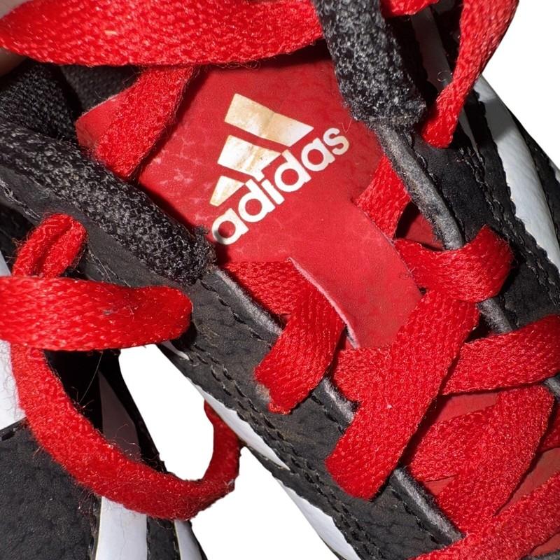 Adidas Goletto VI Firm Ground Shoes Youth Size 11K Black White Red Soccer Cleats