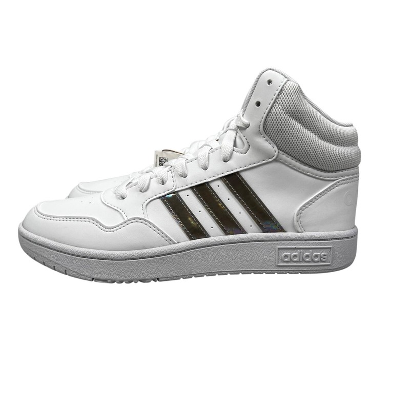 Adidas Hoops Mid White Basketball Shoes Youth Girl's Sizes 4 - 6 (Y) GS