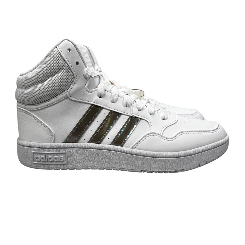 Adidas Hoops Mid White Basketball Shoes Youth Girl's Sizes 4 - 6 (Y) GS