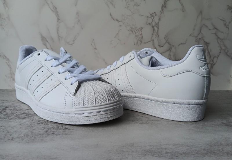 ADIDAS JUNIOR/BIG KID'S SUPERSTAR 'WHITE' EF5399