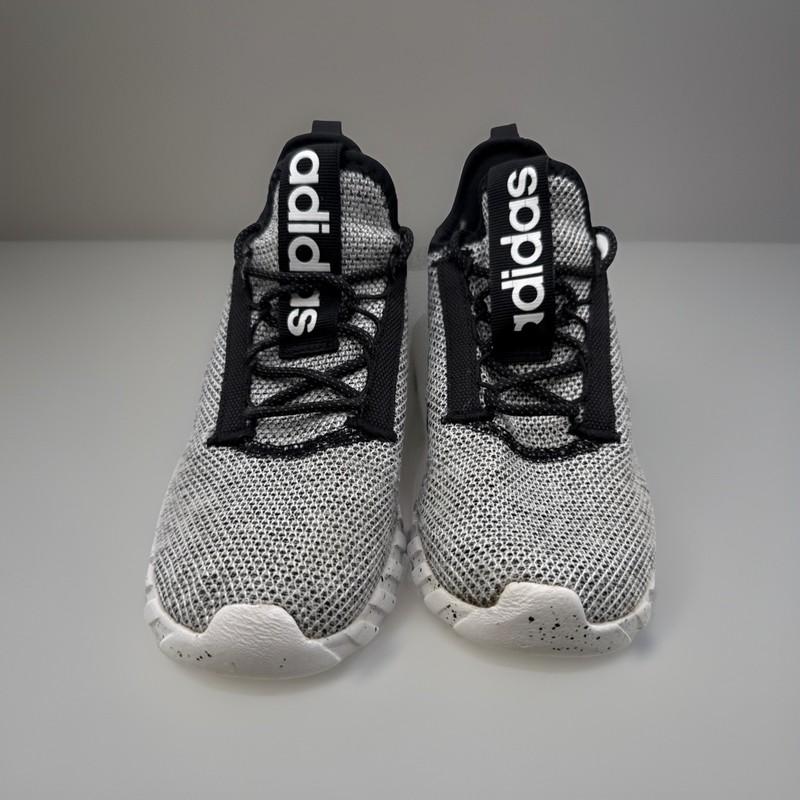 Adidas Kaptir 3.0 Big Kids' Shoes White/Black/White Size 5