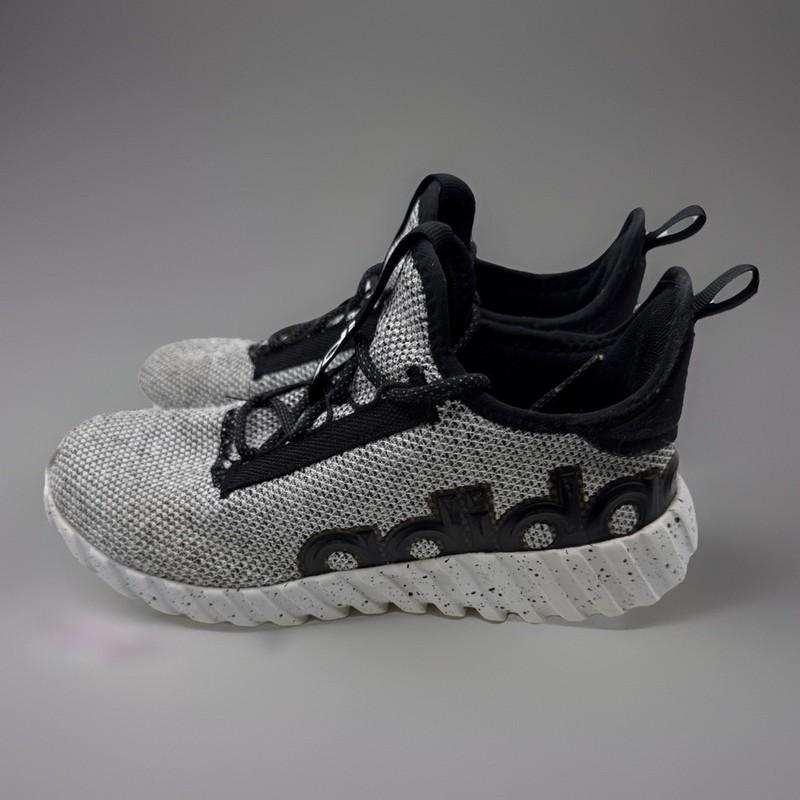 Adidas Kaptir 3.0 Big Kids' Shoes White/Black/White Size 5
