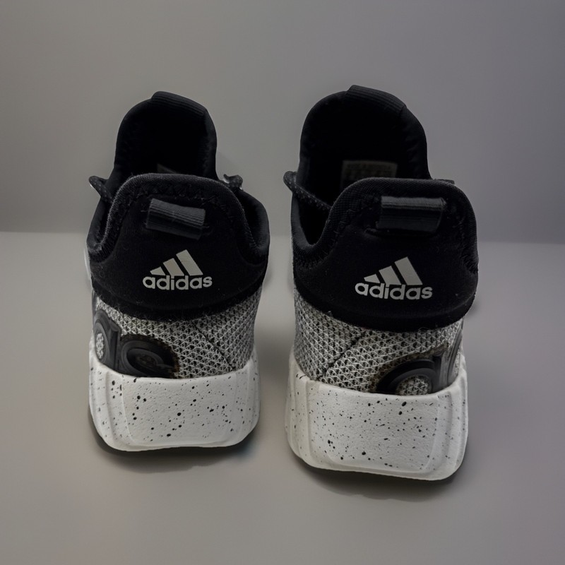 Adidas Kaptir 3.0 Big Kids' Shoes White/Black/White Size 5