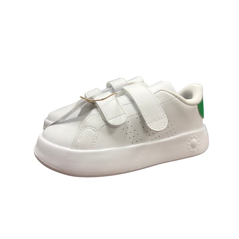 Adidas Kids Advantage Cloud Foam I Sneakers Size 10K White Green New