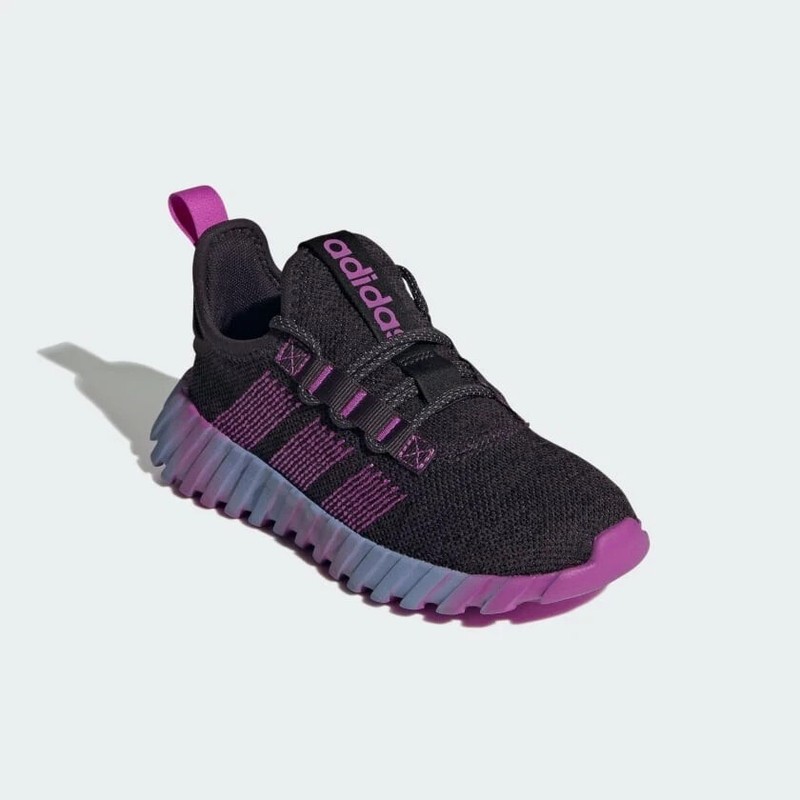 Adidas Kids Kaptir Flow Shoes IH9905 Black Purple Blue Kids Sneaker Size 5.5 NEW