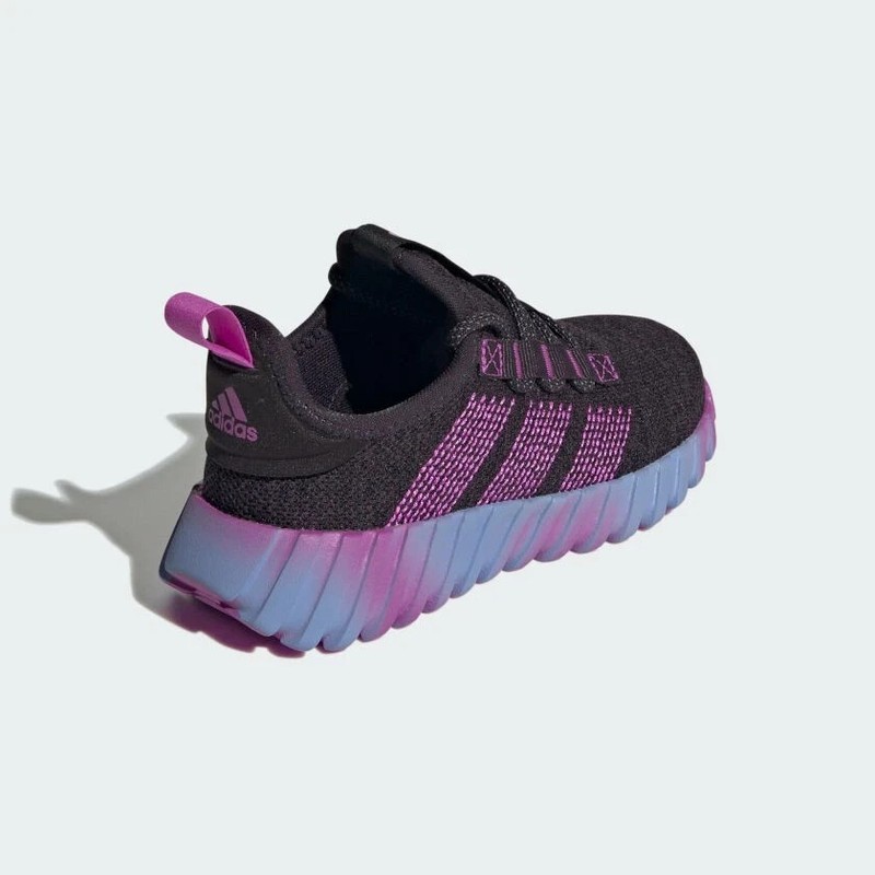 Adidas Kids Kaptir Flow Shoes IH9905 Black Purple Blue Kids Sneaker Size 5.5 NEW