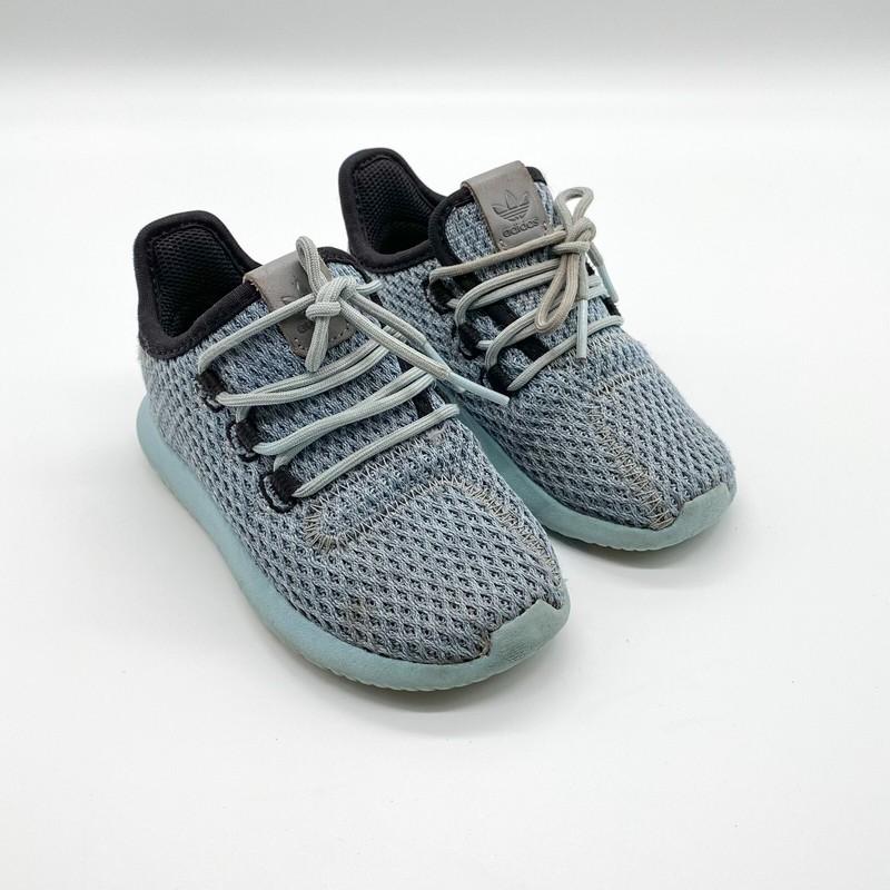 Adidas Kids Sneakers Size 8 Tubular Shadow Running Athletic Shoes Blue 702001