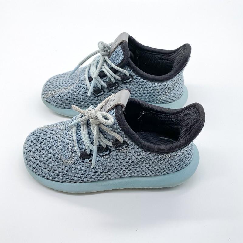 Adidas Kids Sneakers Size 8 Tubular Shadow Running Athletic Shoes Blue 702001
