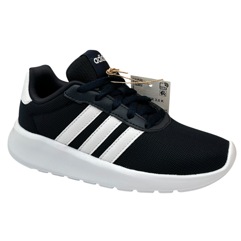 Adidas Lite Racer Little Boys Running Shoe Size 12-13 Navy Blue Lace Up Sneakers