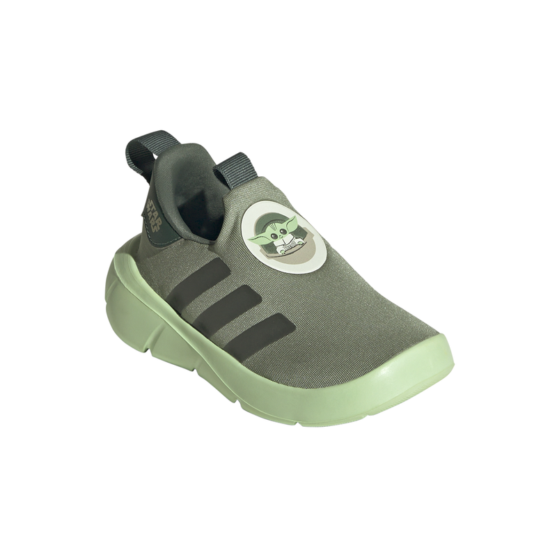 Adidas Mandalorian Monofit Slip On Infant Boys Green Sneakers Casual Shoes JI05
