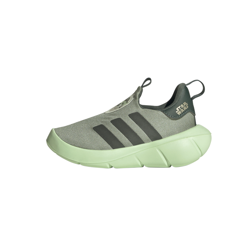 Adidas Mandalorian Monofit Slip On Infant Boys Green Sneakers Casual Shoes JI05