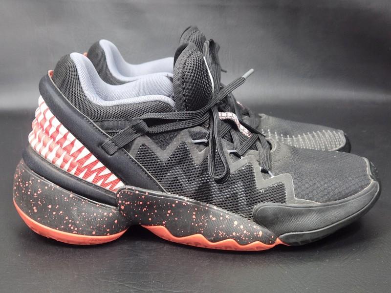 Adidas Marvel Issue 2 Venom Black Red Basketball Shoes Size 9 D.O.N. Sneakers