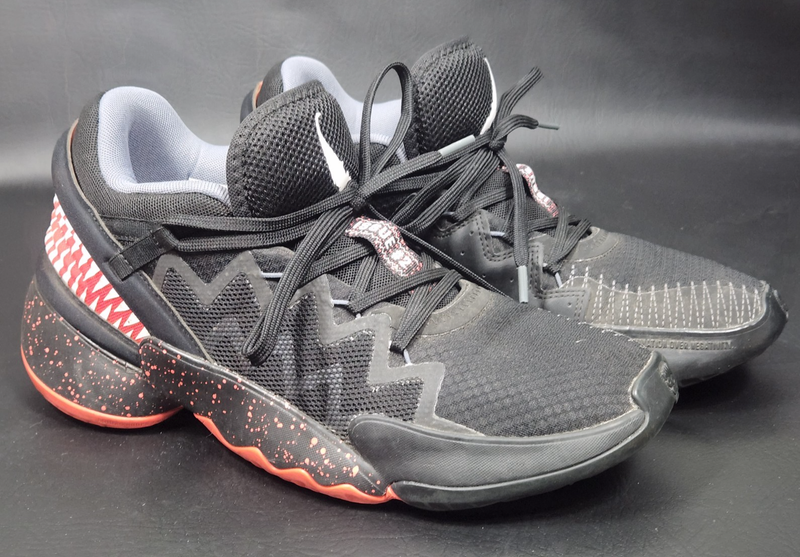 Adidas Marvel Issue 2 Venom Black Red Basketball Shoes Size 9 D.O.N. Sneakers