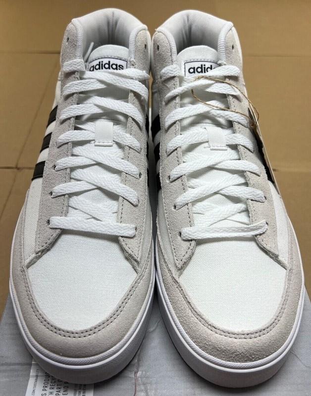 Adidas Men's Retrovulc Mid White Style H02211 Skateboard Shoe NWD Free Shipping