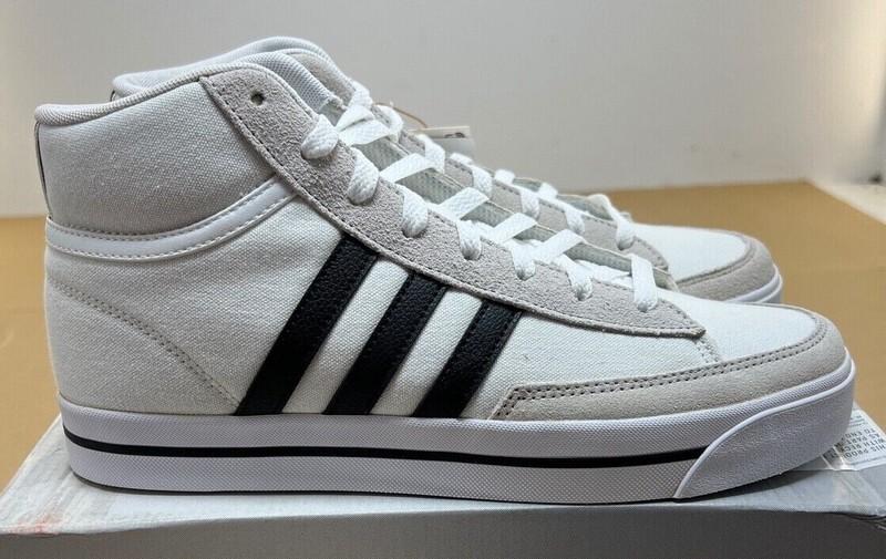 Adidas Men's Retrovulc Mid White Style H02211 Skateboard Shoe NWD Free Shipping
