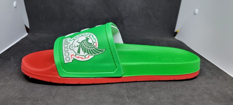 Adidas Mens Adilette TND Mexico FMF World Cup Slide/Sandals El Tri