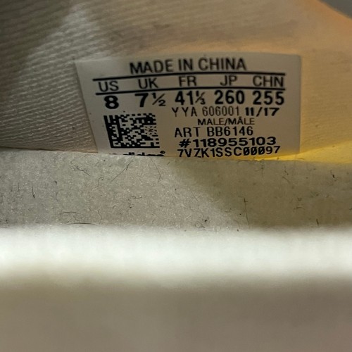 Adidas Mens UltraBoost Laceless Undyed BB6146 White Running Sneaker Size 8