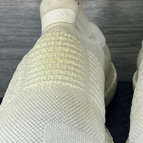 Adidas Mens UltraBoost Laceless Undyed BB6146 White Running Sneaker Size 8