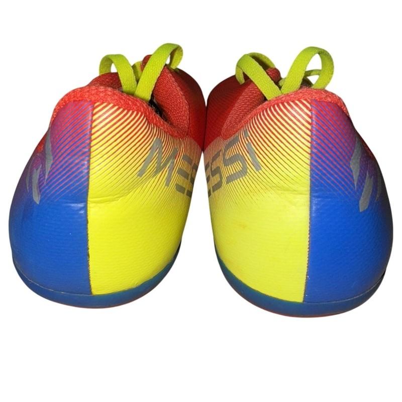 Adidas Messi Soccer Cleats Men’s Youth 5 US Red Yellow Blue Firm Ground CM8630