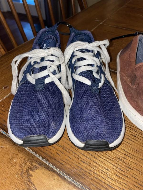 Adidas Navy Kids Racer Lot Of 2 Shoe Old Navy Slip On Leather Sz 11 Boys School