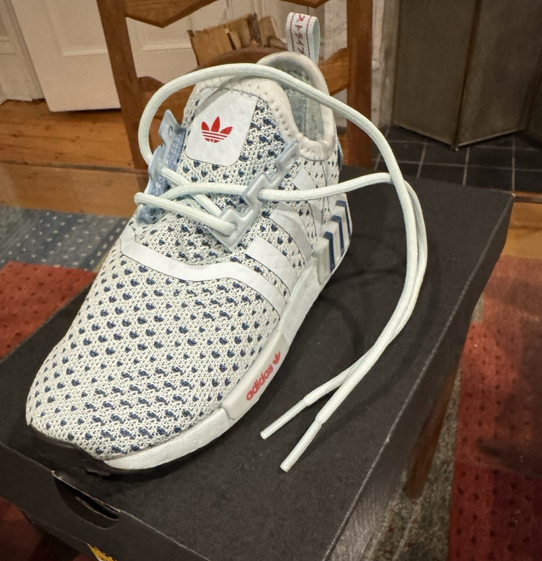 Adidas NMD_R1 EL I Almost Blue FZ6250 Girl's Shoes Sizes 10K - Brand New In Box