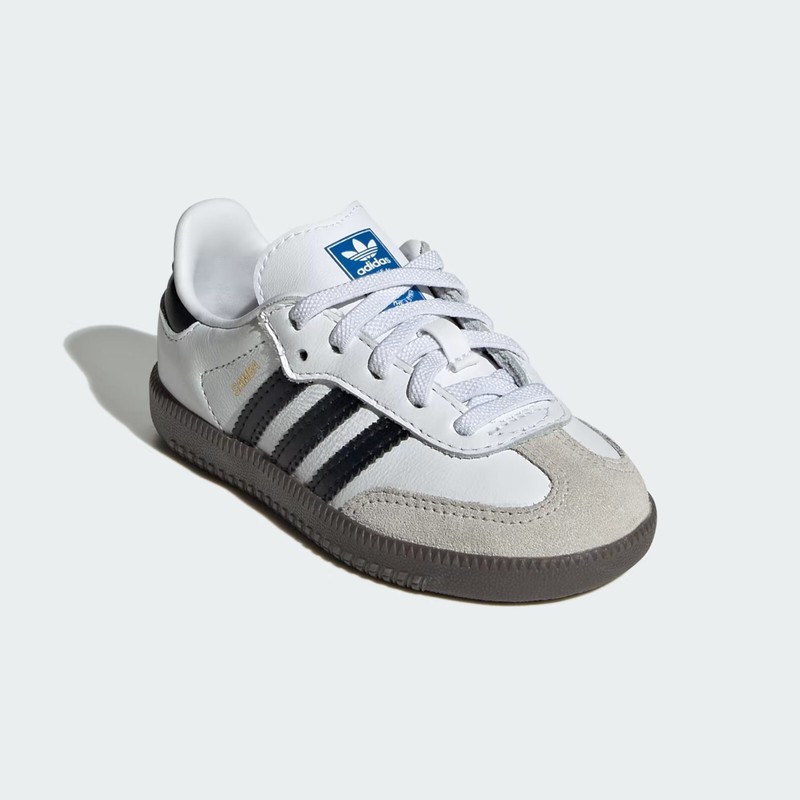 Adidas Originals Samba OG (Cloud White/Core Black/Gum) Toddler Shoes IE3679