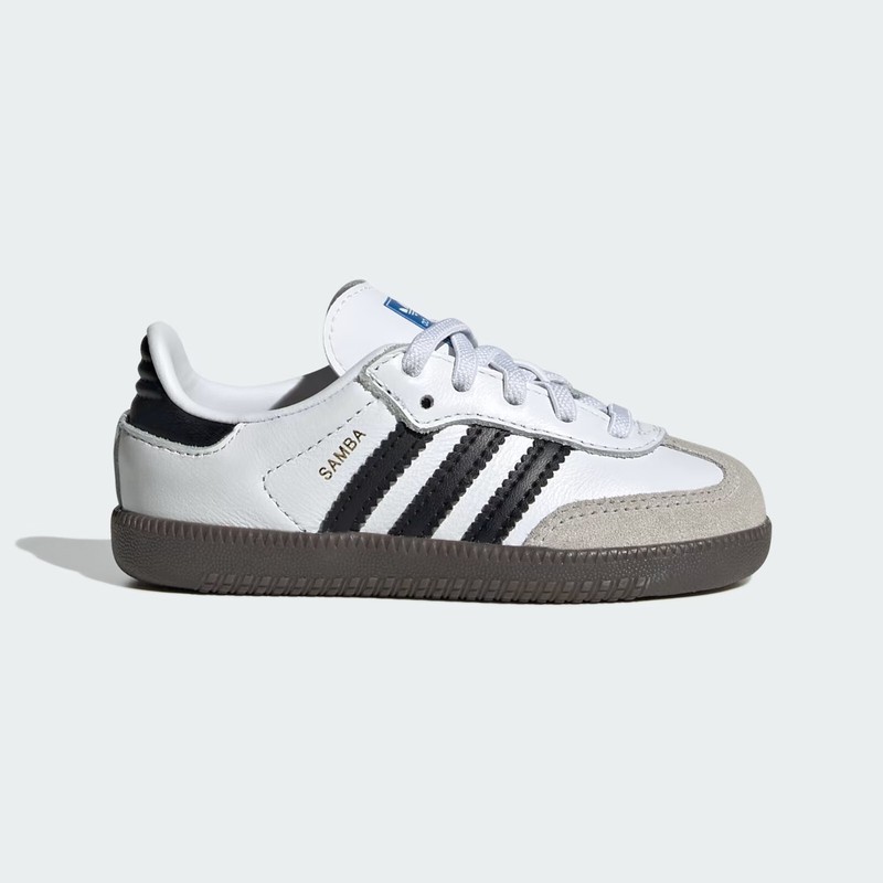 Adidas Originals Samba OG (Cloud White/Core Black/Gum) Toddler Shoes IE3679