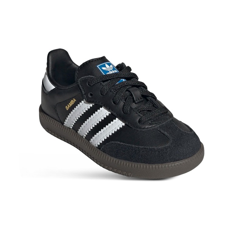 Adidas Originals Samba OG (Core Black/Cloud White/Gum) Toddler Shoes IE3680