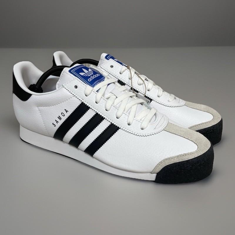 Adidas Originals Samoa Men Size 12 White Black Athletic Shoes Tennis 675033 New
