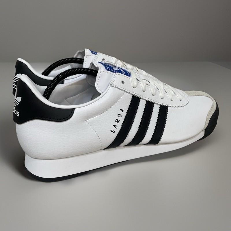 Adidas Originals Samoa Men Size 12 White Black Athletic Shoes Tennis 675033 New