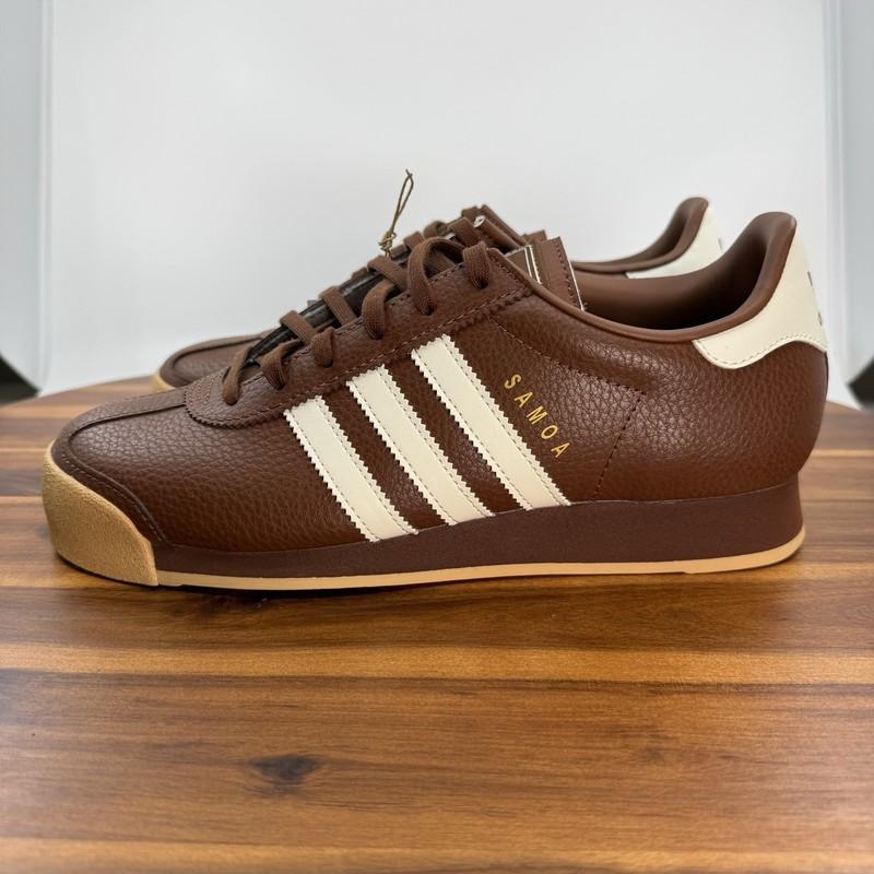Adidas Originals Samoa Mens Size 8 Sneakers Brown Sports Classic Casual NEW
