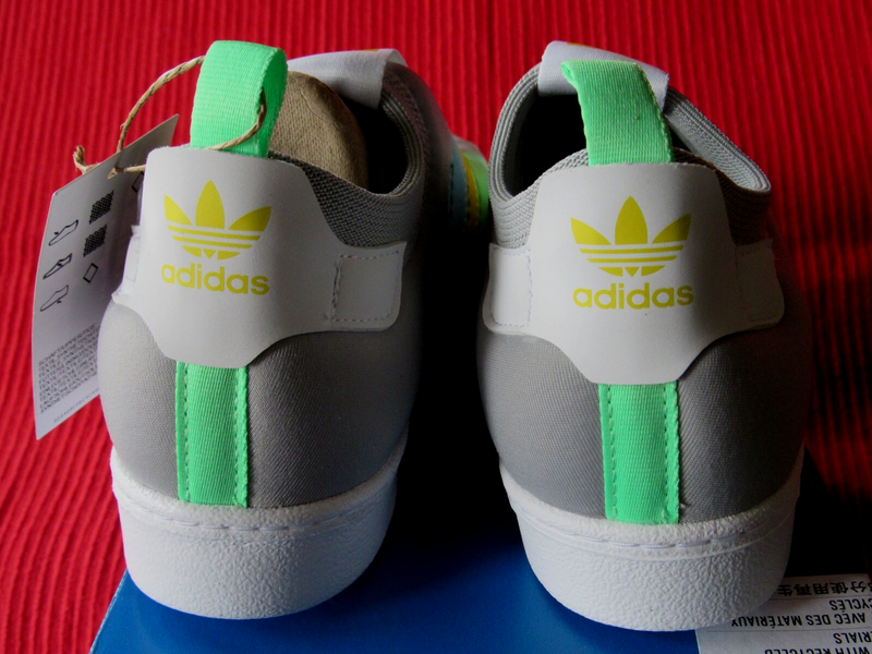 Adidas Originals Superstar 360 Twist Slip-On Sneaker Kids Size 3 Gray/Multi