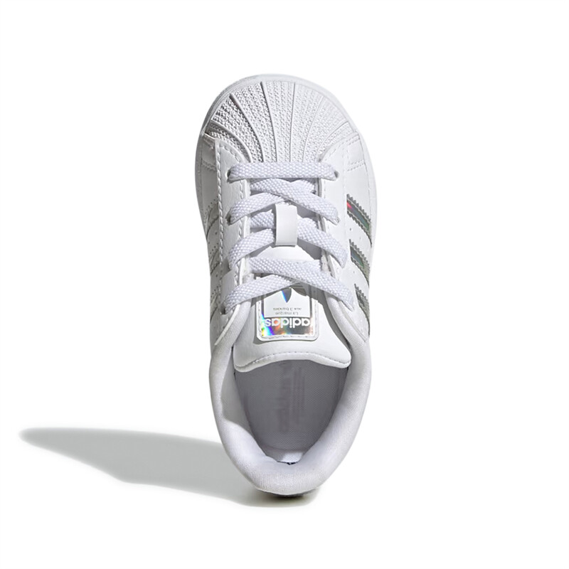 Adidas Originals Superstar (Cloud White/Silver Dawn) Toddler Shoes IG0259