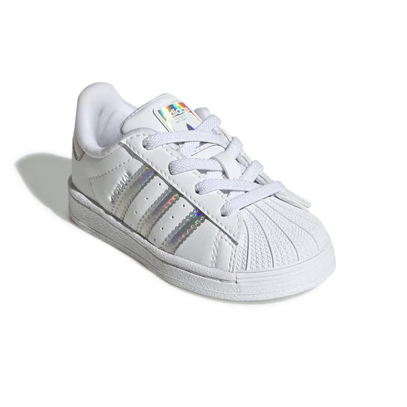 Adidas Originals Superstar (Cloud White/Silver Dawn) Toddler Shoes IG0259