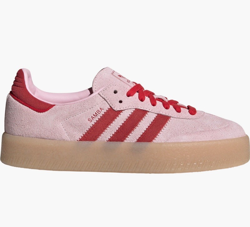 Adidas Originals Women's SAMBAE Clear Pink / Better Scarlet 5W-11W JS4500