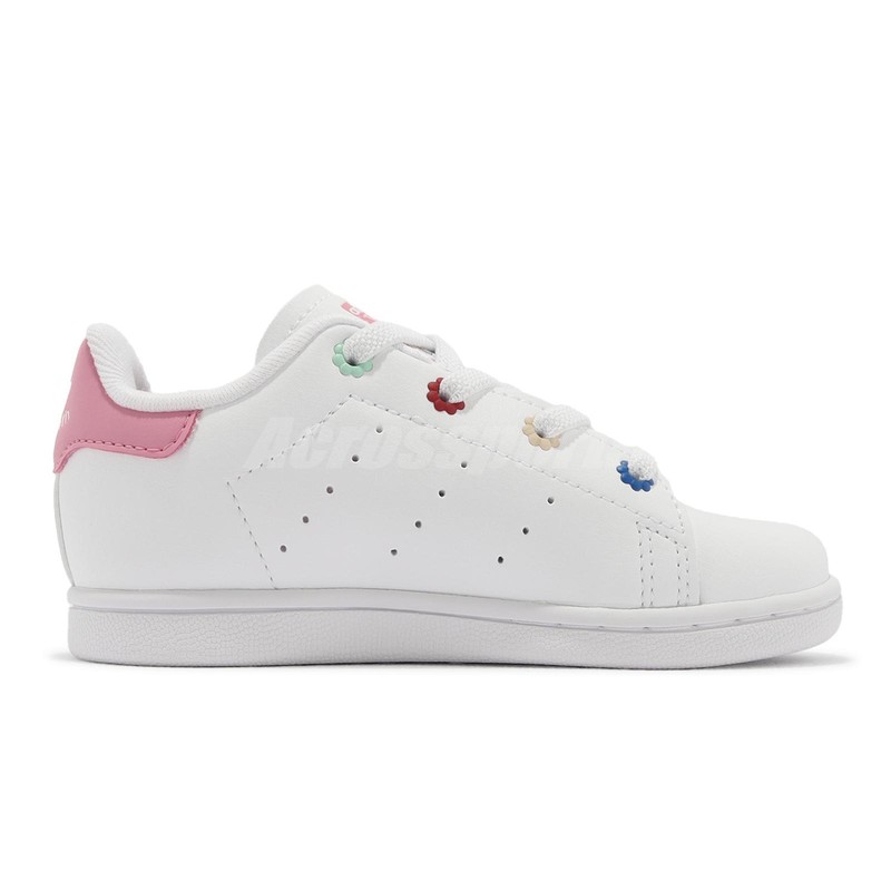 Adidas Originals X Hello Kitty Stan Smith EL I White Bliss Pink Toddler ID7232
