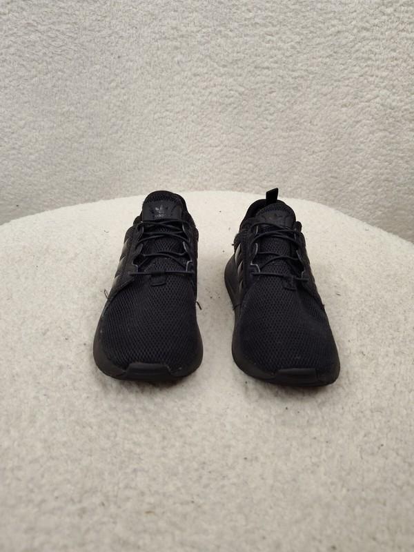 Adidas Ortholite Boys Sneakers 9.5 Black Fabric Lace Up Athletic Fitted Shoes