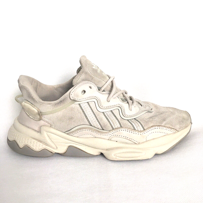 Adidas Ozweego Shoes Mens Size 8.5 Gray Suede Running Athletic Sneakers Lace Up