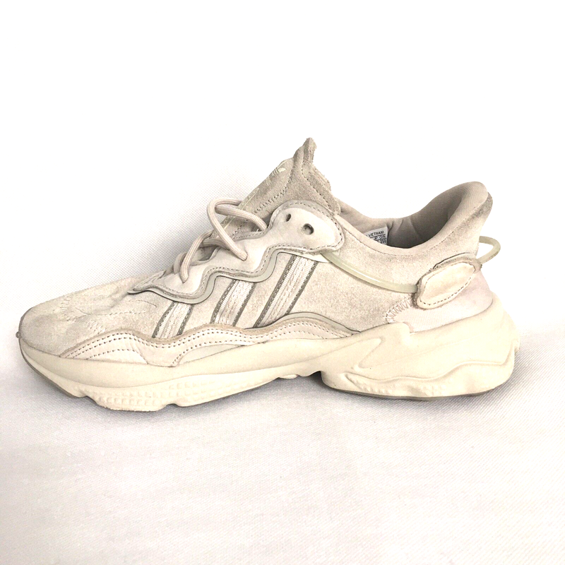 Adidas Ozweego Shoes Mens Size 8.5 Gray Suede Running Athletic Sneakers Lace Up