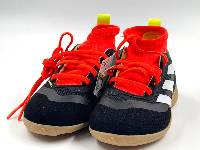 Adidas Predator 24 League Indoor Sneaker Black/White/Solar Red 11C US Unisex