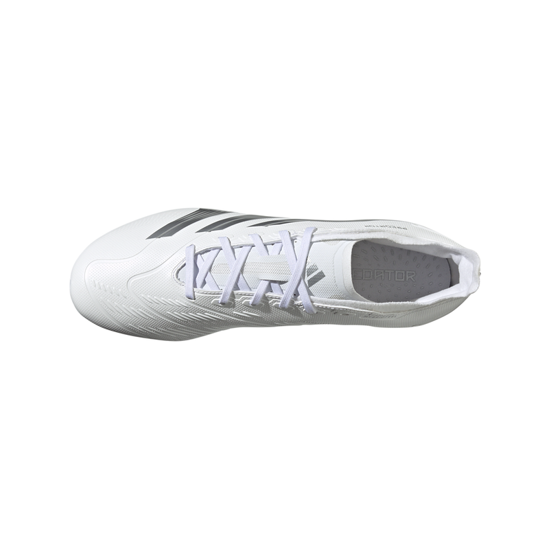 Adidas Predator 24 League Low Firm Ground Soccer Cleats Mens White Sneakers Athl